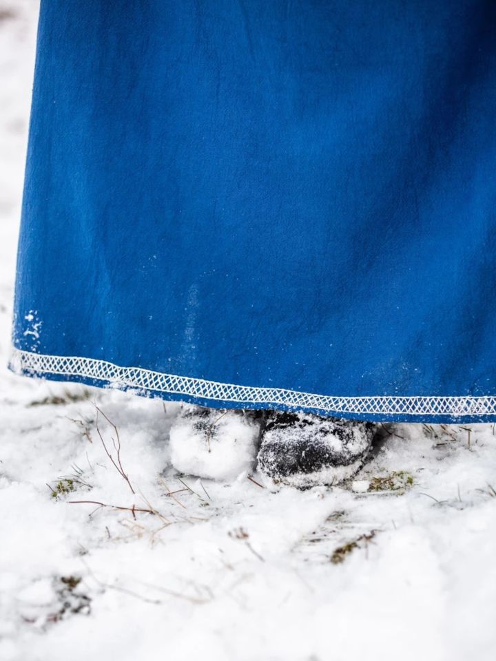 Wikingerkleid Brigida blau L 3