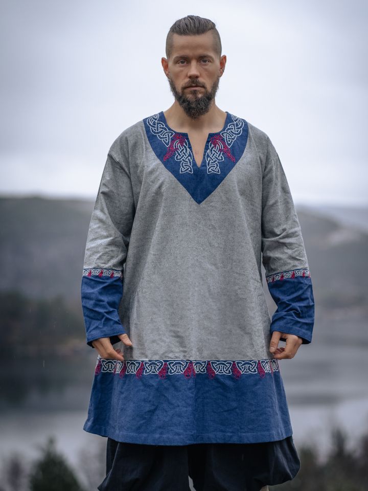 Wikingertunika Freydis Grau Unisex 3