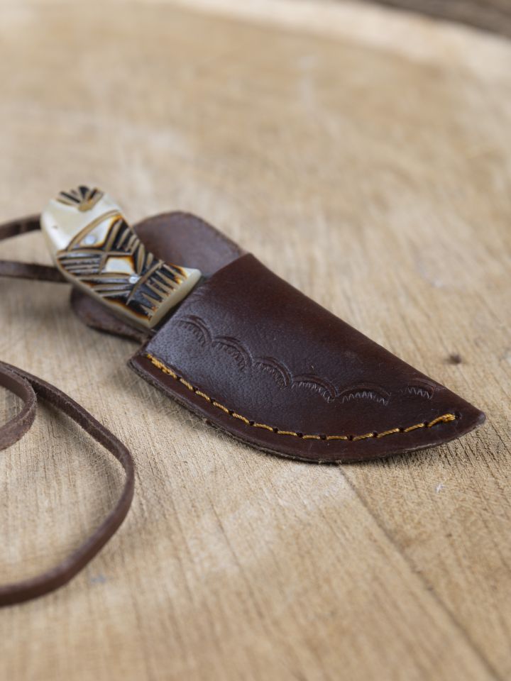 Neck Knife mit Damastklinge 3