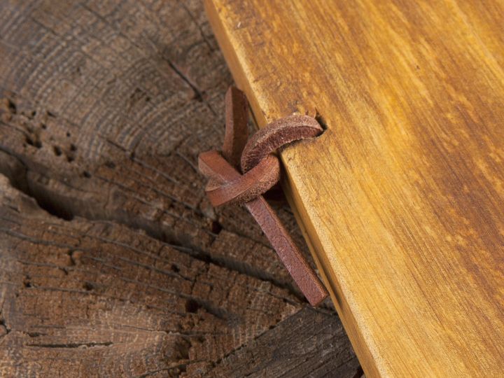 Schreibtafel / Wachstafel mit Bronzegriffel 3