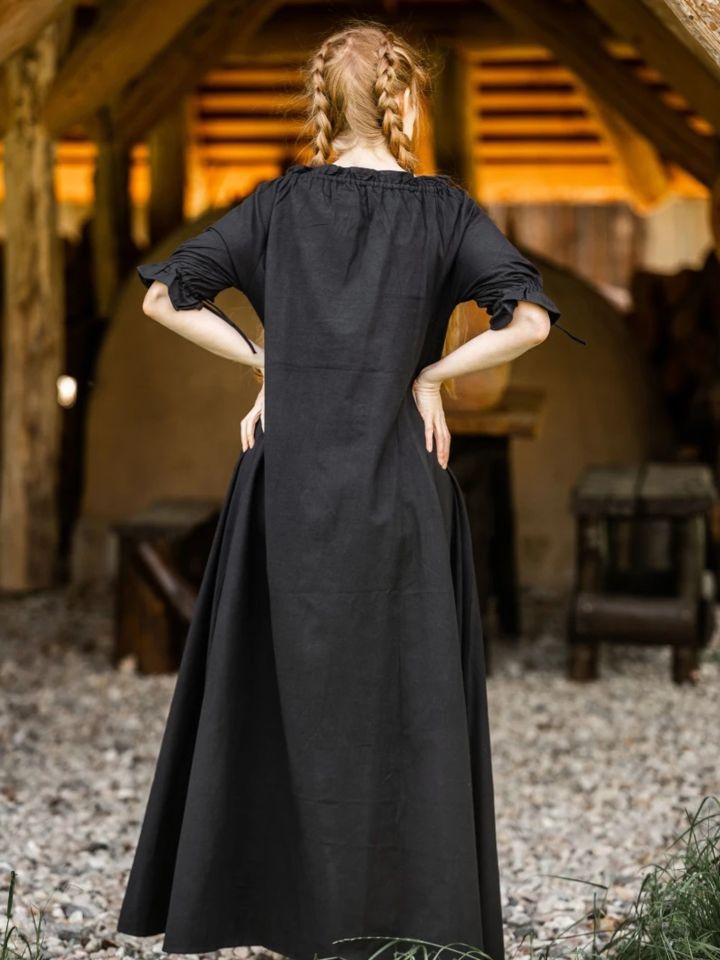 Kurzarmkleid Brida schwarz S 3