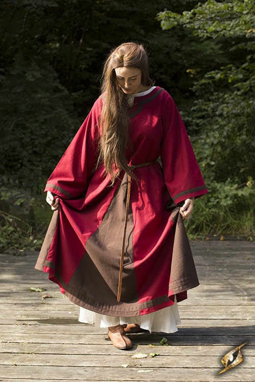 Kleid Astrid rot-braun XXL/XXXL 3