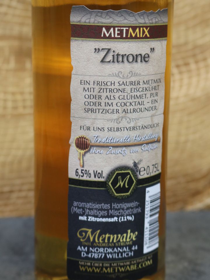 Met-Mix "Zitrone" Einzelflasche 3