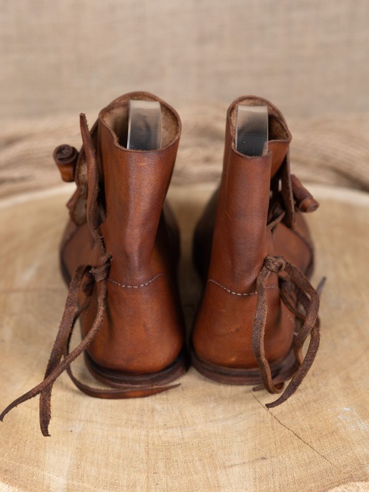 Wikingerschuhe Jorvik mit genagelter Doppelsohle braun 3