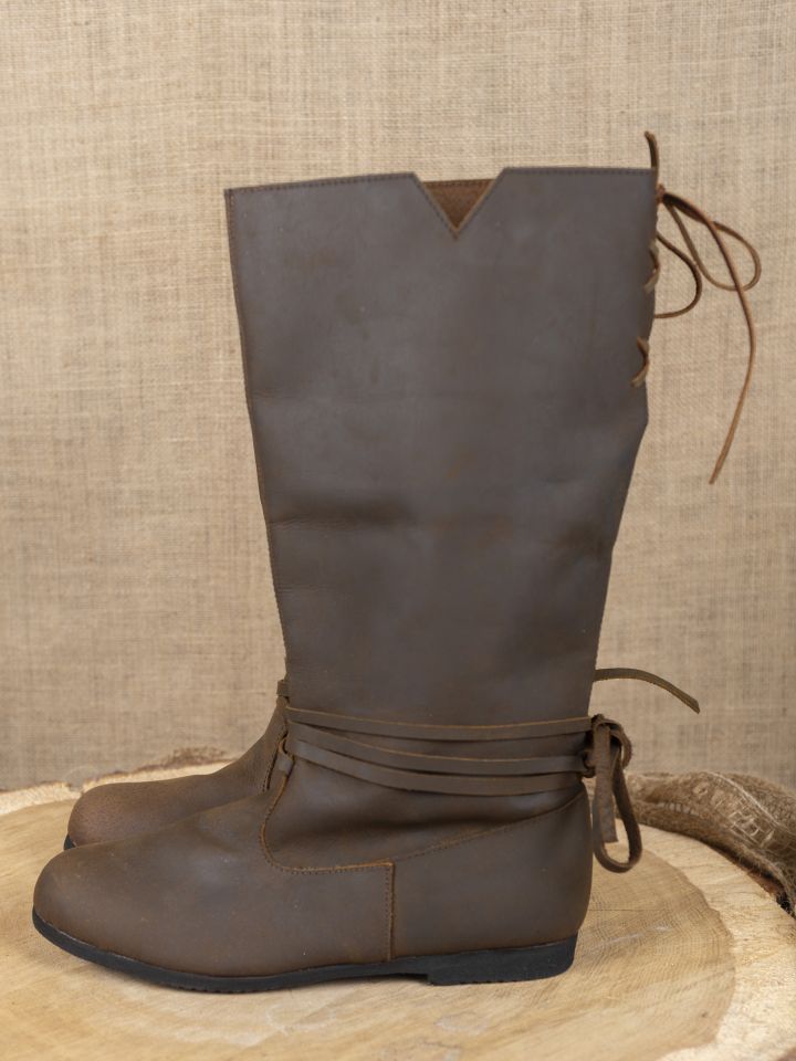 Wikingerstiefel Ole aus Nubukleder braun 3