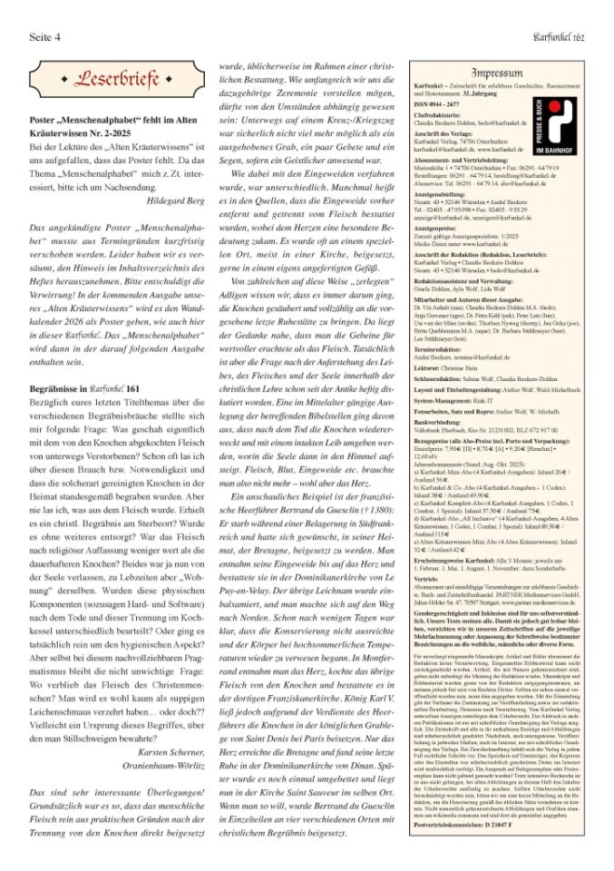 Karfunkel Nr. 162 - 03/2025 3