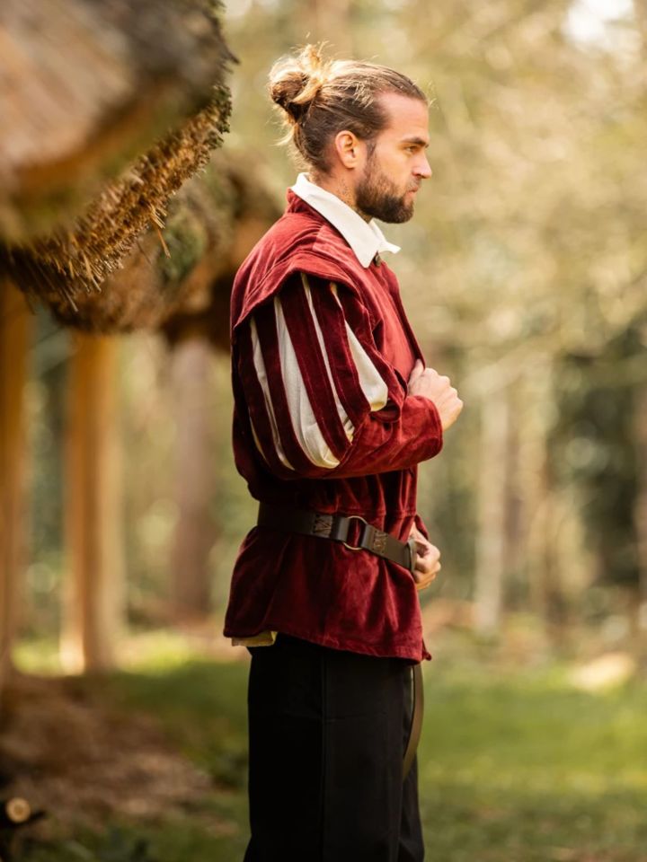 Jacke für den edlen Herren rot 3