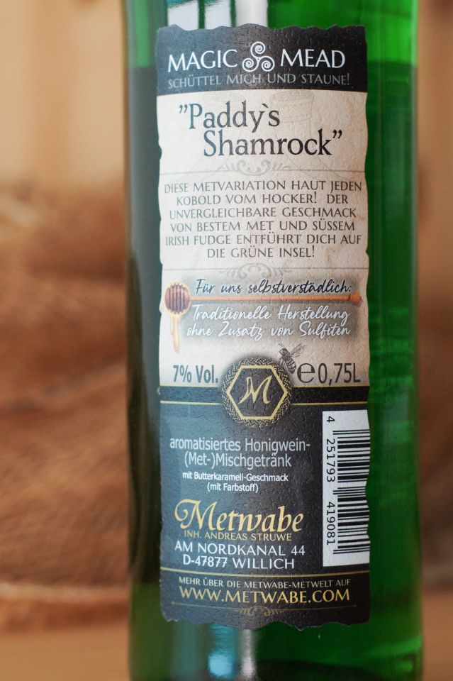 Met "Paddy's Shamrock" mit Fudge Einzelflasche  3