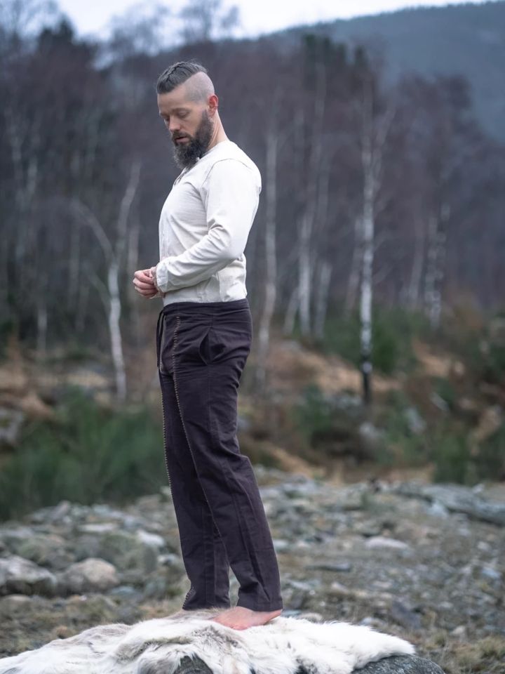 Mittelalterhose Hermann in dunkelbraun M 3