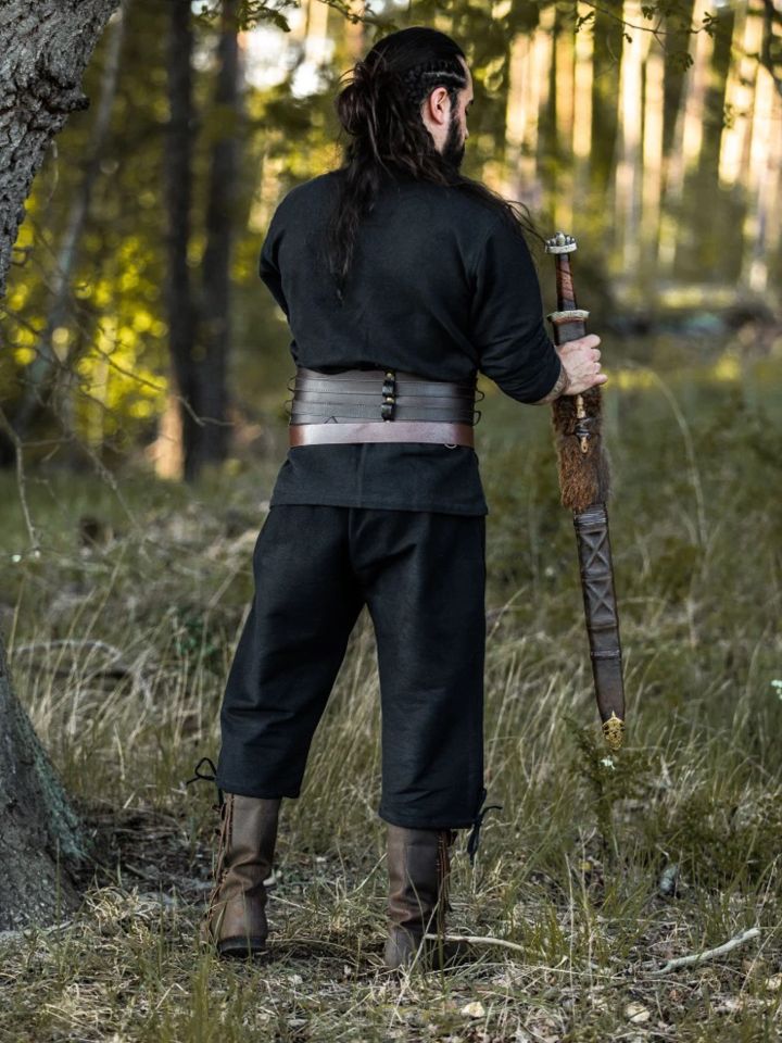 Einfache Kniebundhose schwarz XXL 3