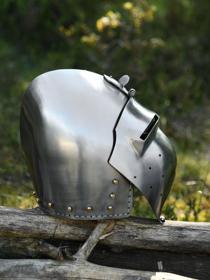 Deutsche Beckenhaube mit Visier, schaukampftauglich 3