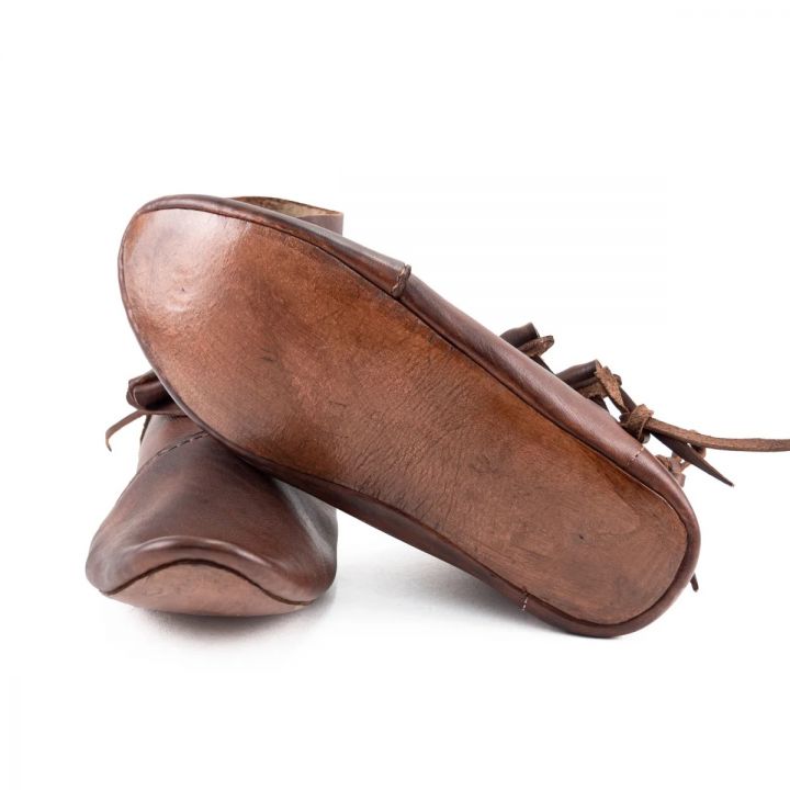 Wikinger Schuh Jorvik wendegenäht braun 3