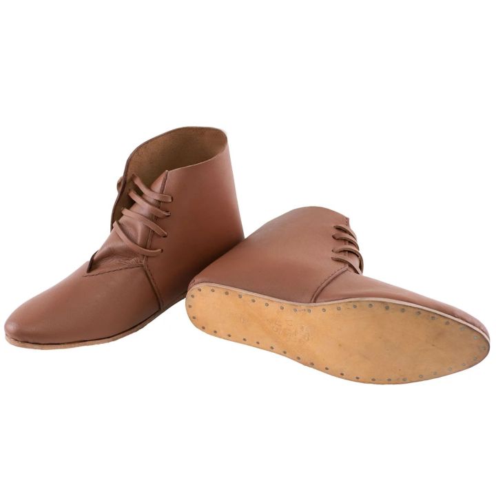 Mittelalterschuh mit dicker Ledersohle 3