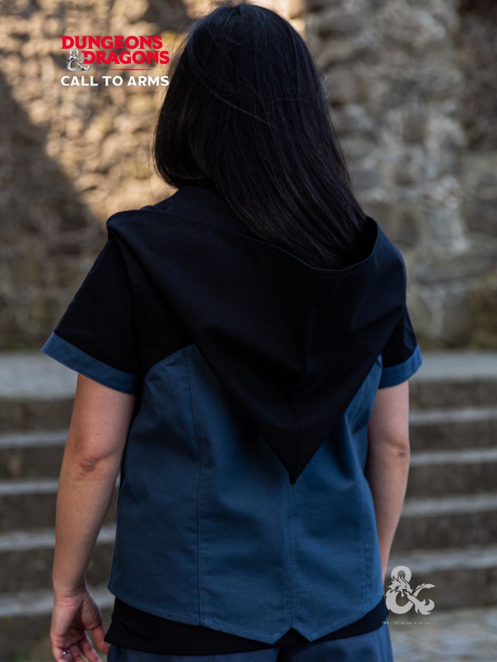 D&D Schurke Kapuzenweste waidblau S 4