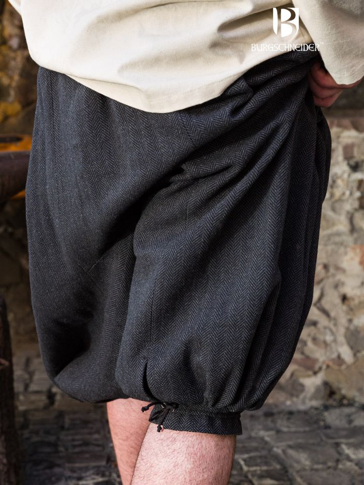 Rushose Borys Herringbone schwarz/grau 4