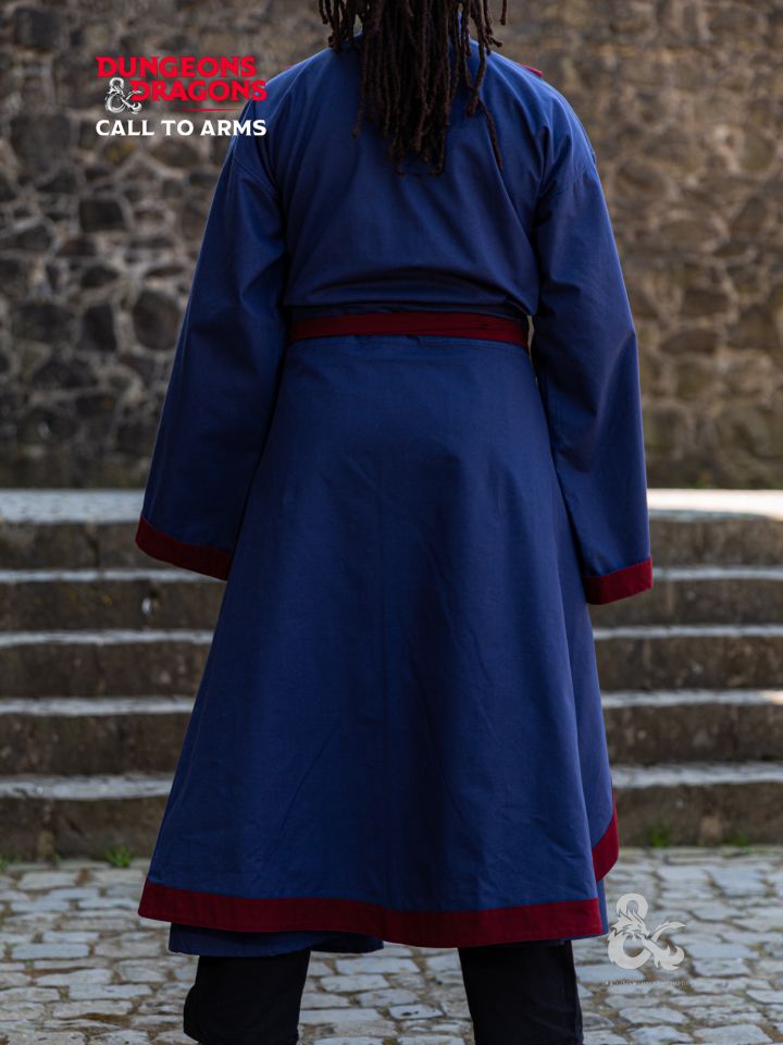 D&D Magier Kampfrock dunkelblau-bordeaux 4