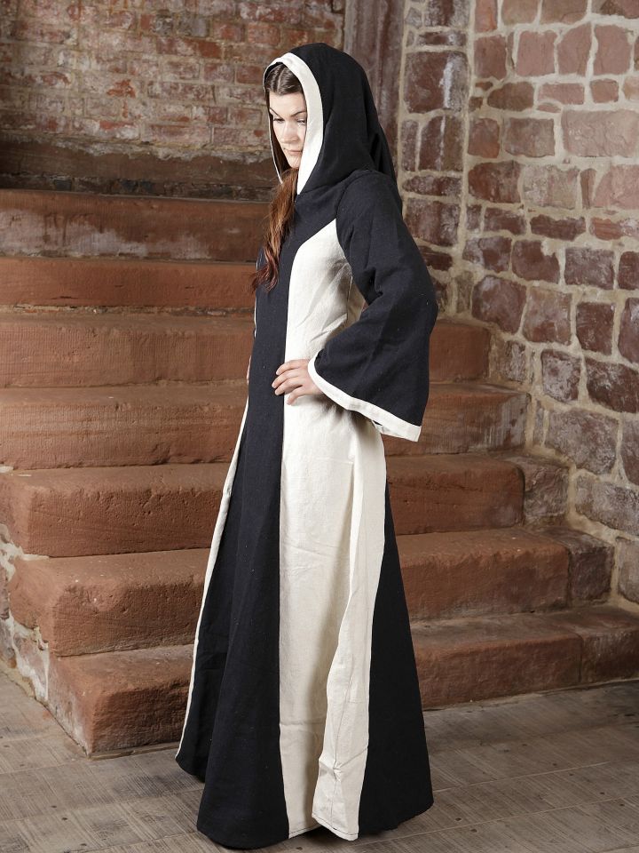 Kleid Irmgard schwarz/natur 4