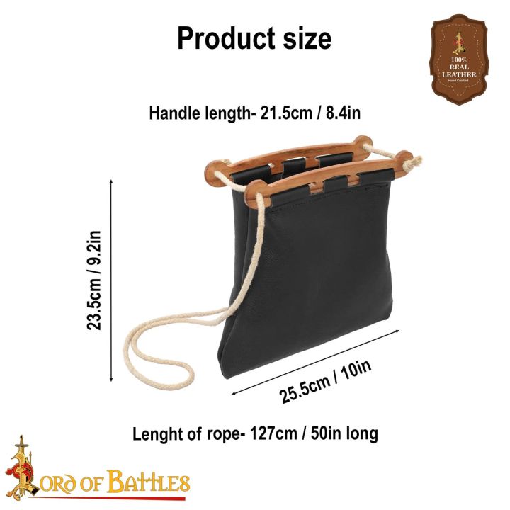 Bügeltasche der Wikinger aus Leder 4