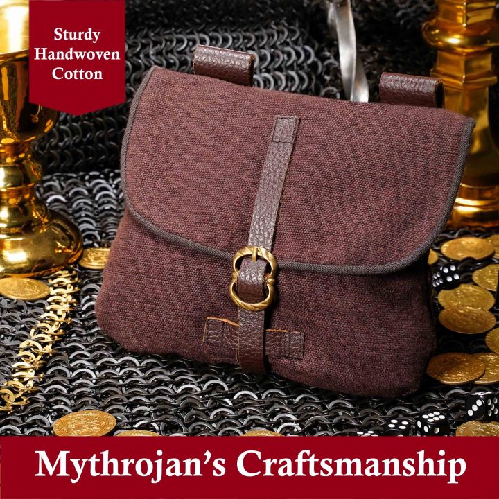 Gürteltasche aus Canvas braun 4