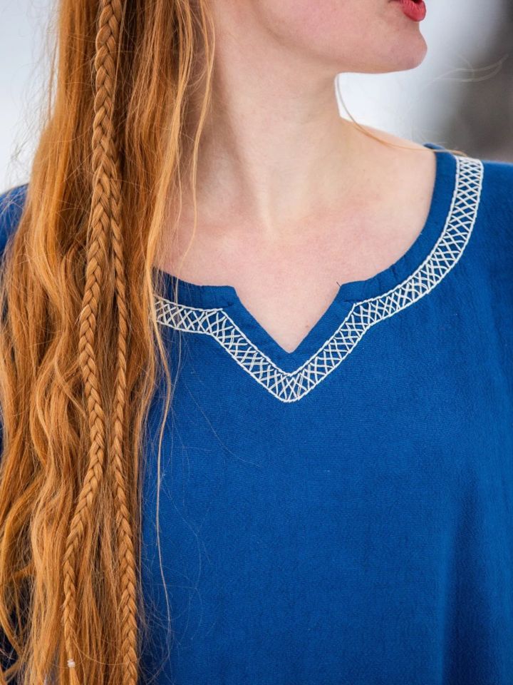 Wikingerkleid Brigida blau L 4