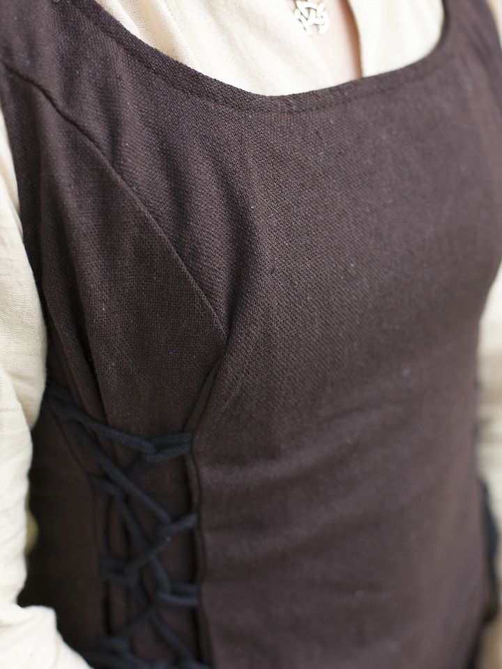 Ärmelloses Trägerkleid Uma braun M 4