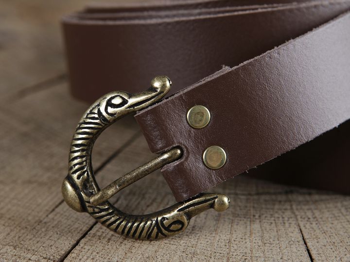Mittelaltergürtel / Langgürtel schmal schwarz 4