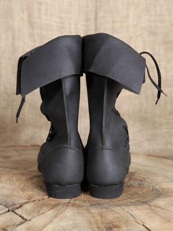 Stulpenstiefel aus Nubukleder braun o. schwarz 4
