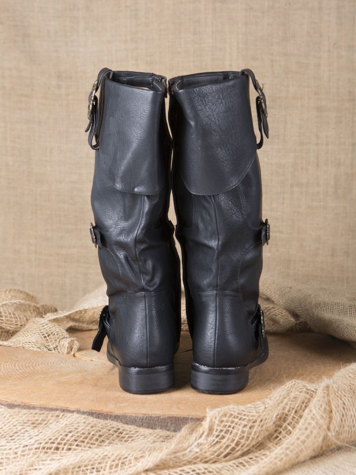 Piratenstiefel schwarz 4