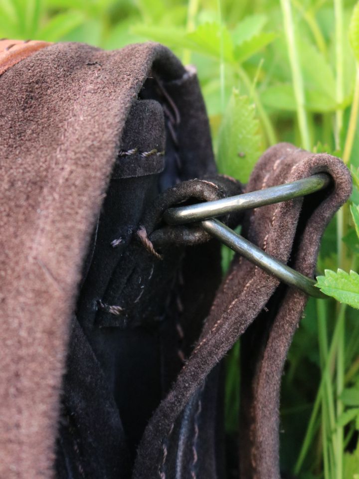 Wildledertasche zum Umhängen braun 4