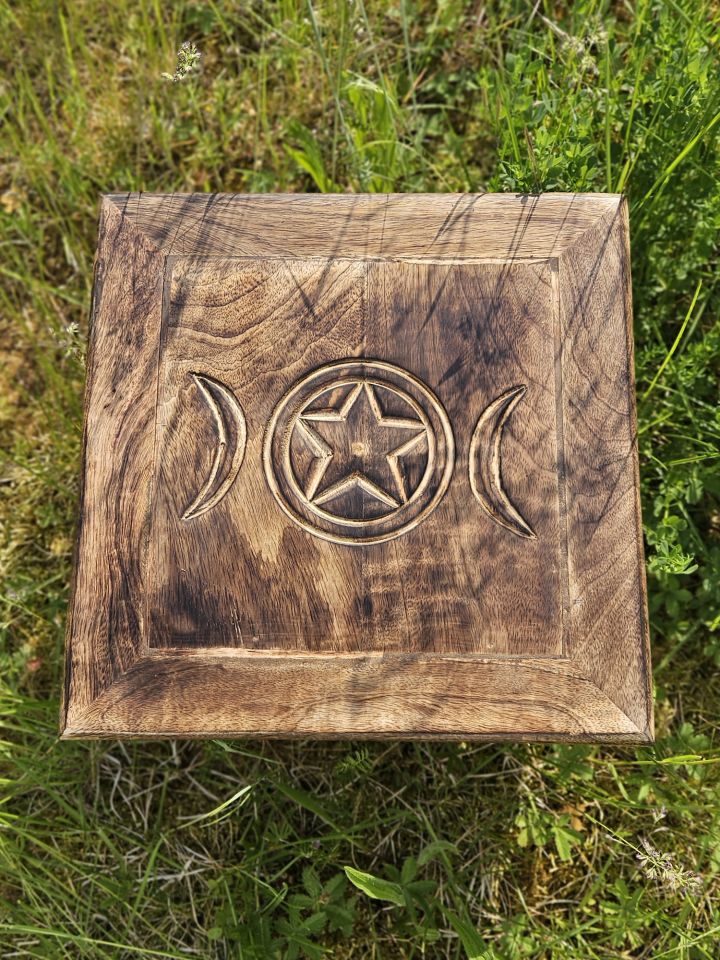 Altartisch Triple Moon Mangoholz 4