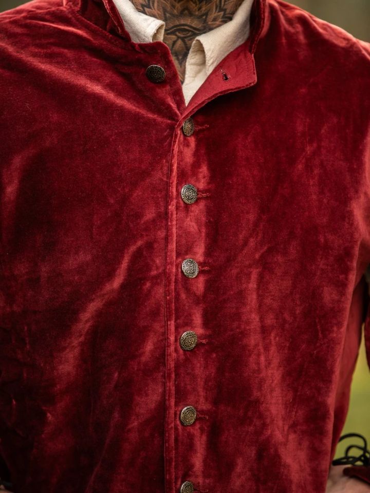 Jacke für den edlen Herren rot 4