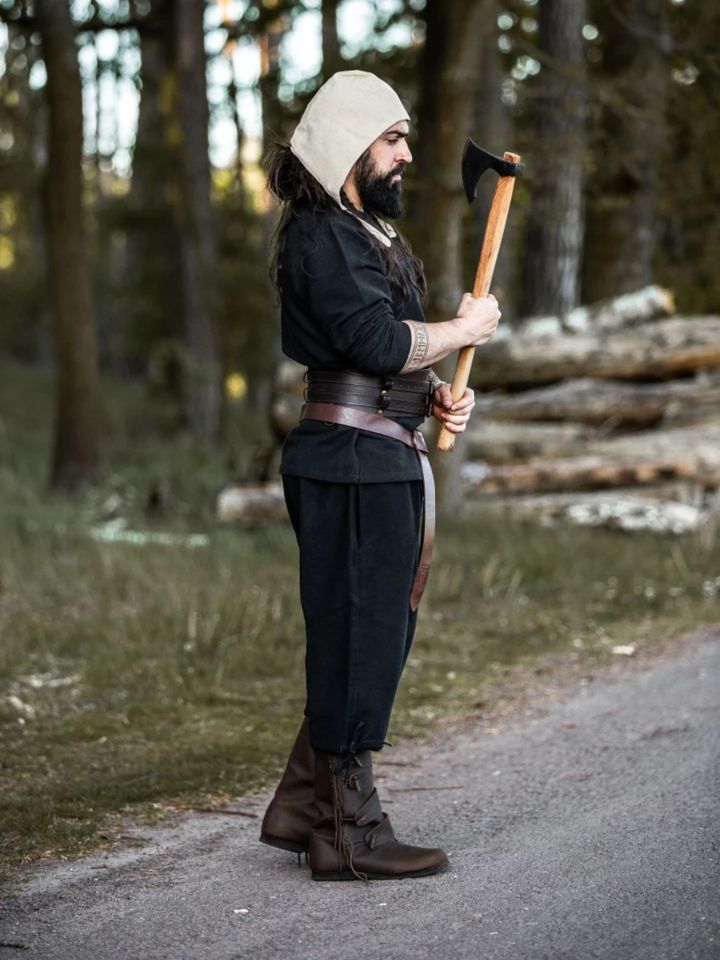 Einfache Kniebundhose schwarz XXL 4