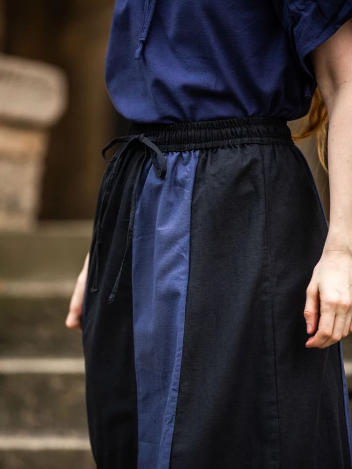 Rock für Mittelalter schwarz-blau 4