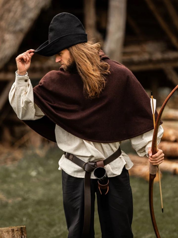 Hut - Robin Hood (Wolle) schwarz 4