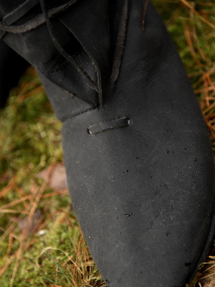 Wikingerstiefel mit Schnürung schwarz 4