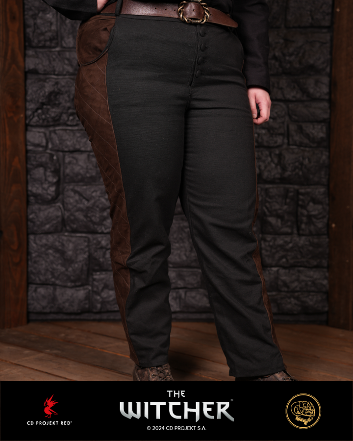 Hose Geralt gesteppt schwarz 4