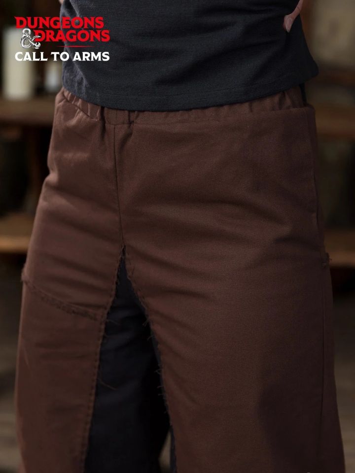 D&D Barbaren Hose braun-schwarz 5