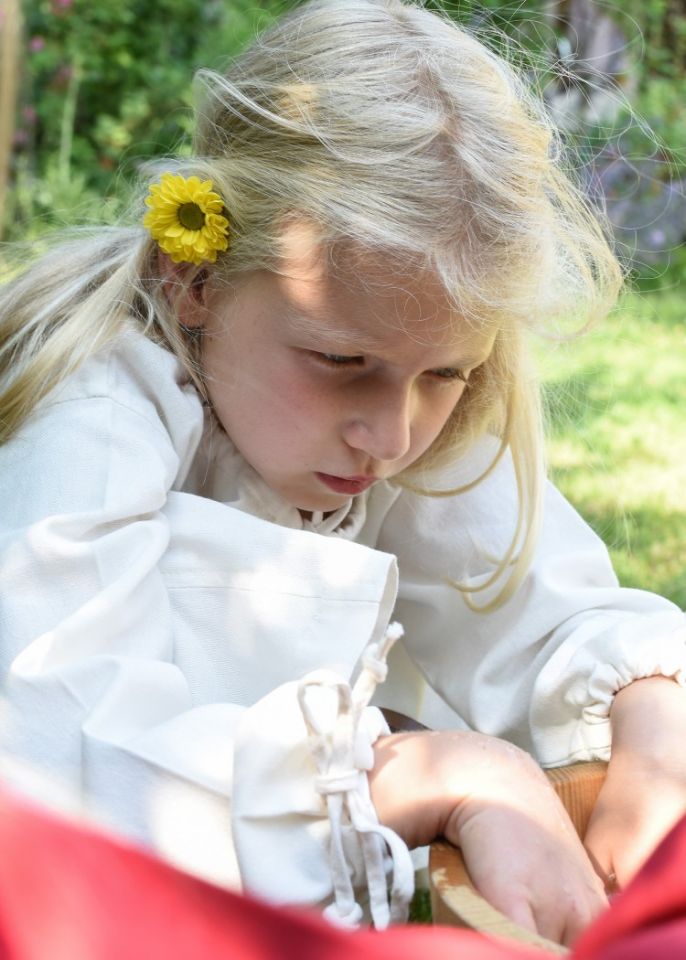 Kinder-Unterkleid Mara natur 5