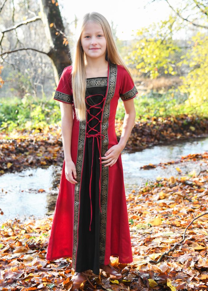 Kinderkleid Eleanor rot 5