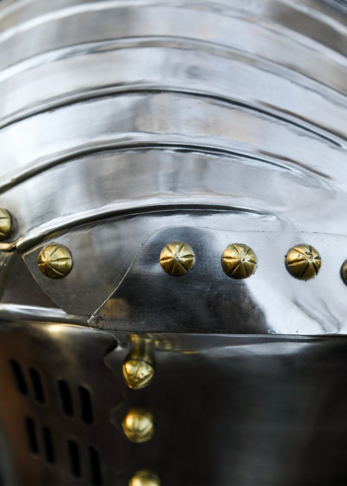 Deutscher Stechhelm 1,6 mm Stahl 5