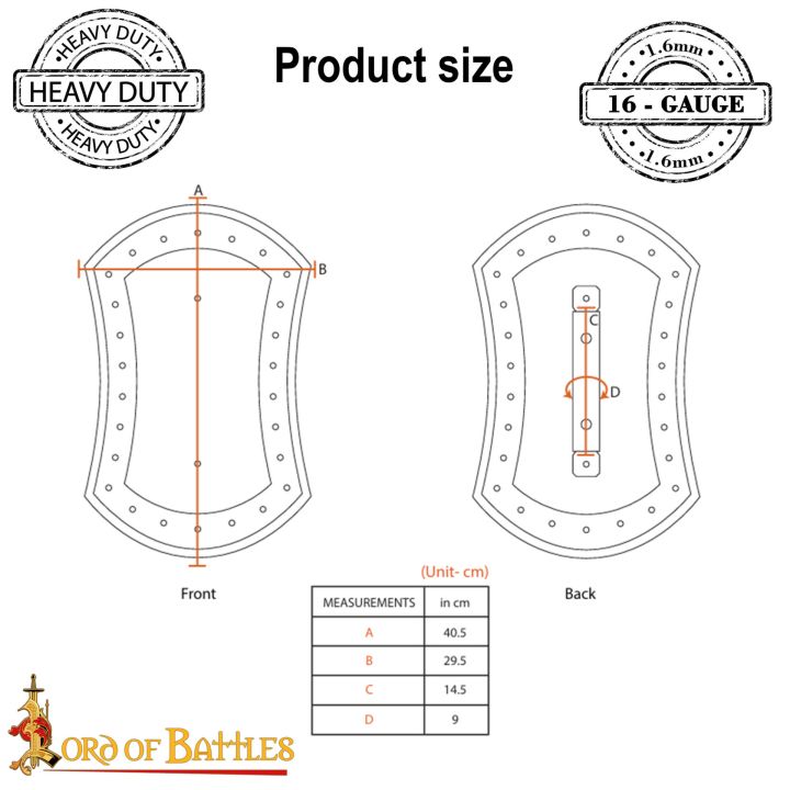 Rechteckiger Buckler 5