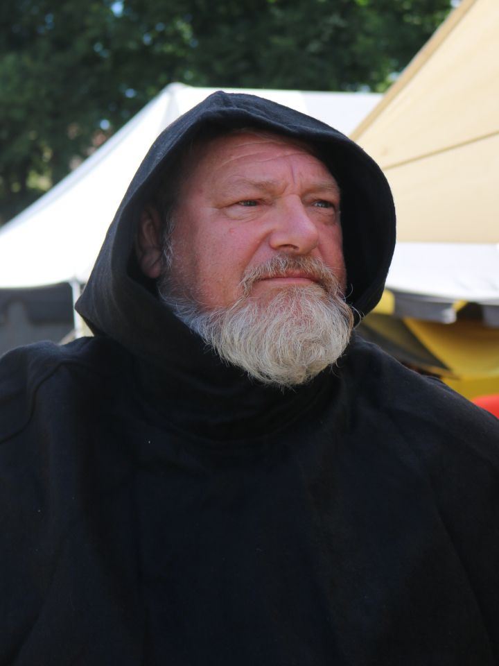 Gugel aus Wollfilz schwarz 5