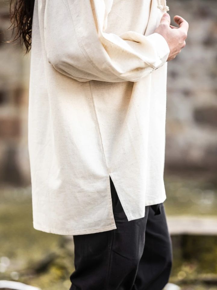 Langes Mittelalterhemd Ulrich natur XXXL 5