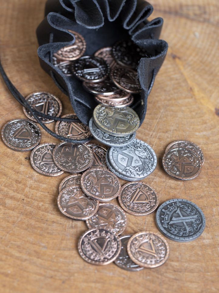 LARP-Münzen Mittelalter ohne Lederbeutel 5