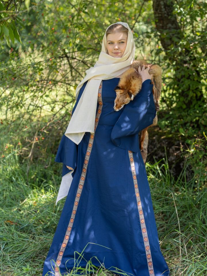 Mittelalterkleid Rahel in blau L 5