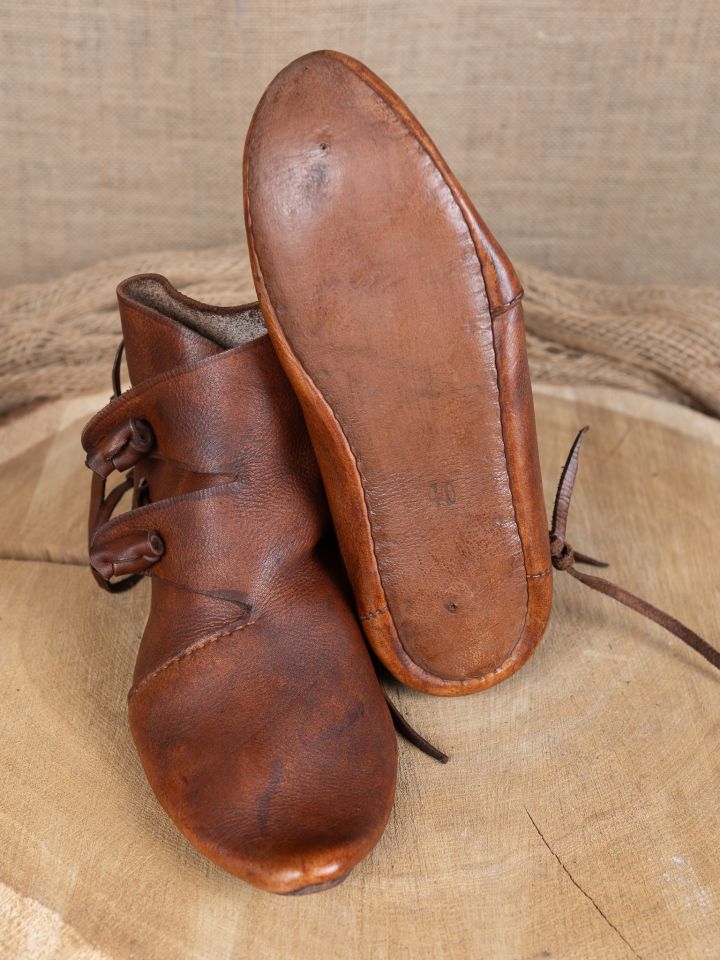 Wikingerschuhe Jorvik wendegenäht braun 5