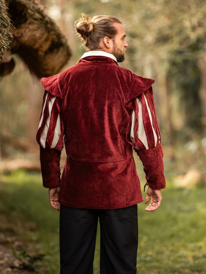Jacke für den edlen Herren rot 5