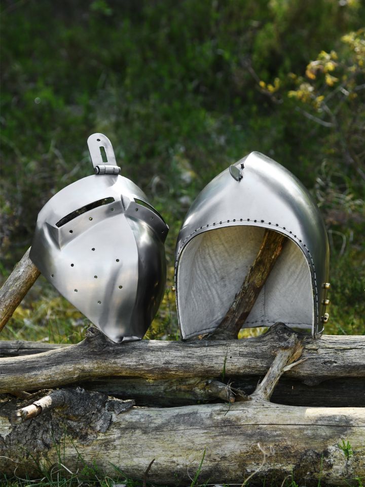 Deutsche Beckenhaube mit Visier, schaukampftauglich 5
