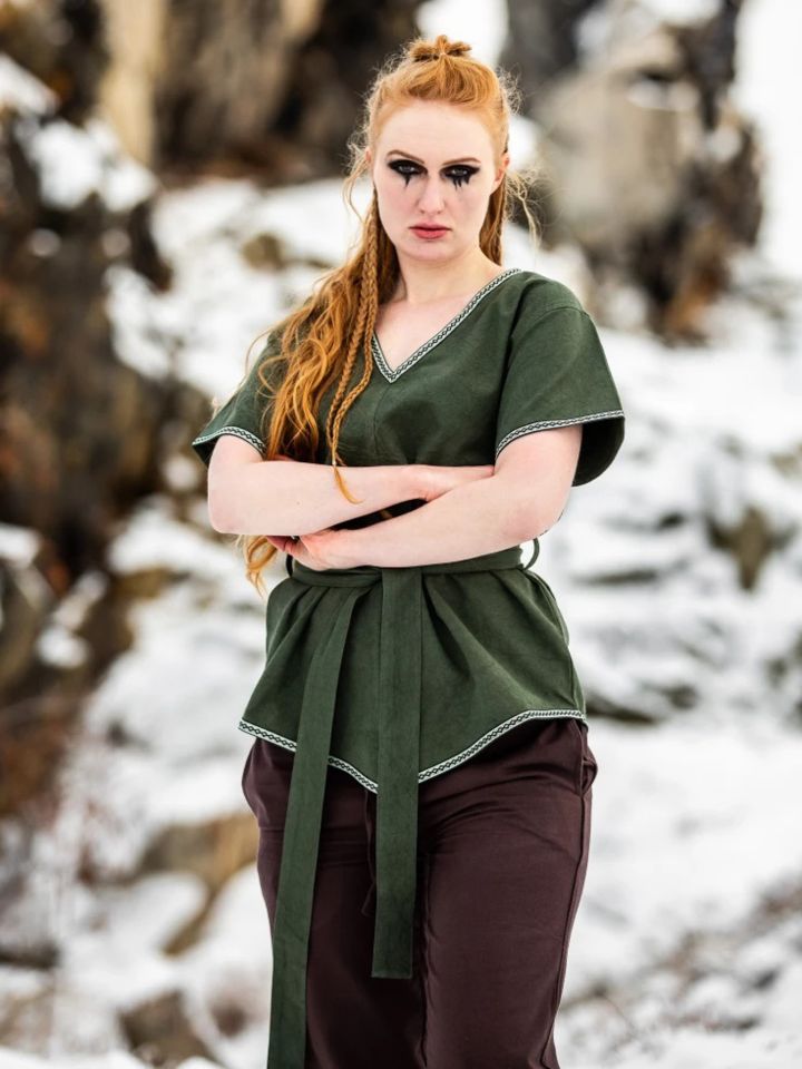 Wikingertunika Matilda grün 5