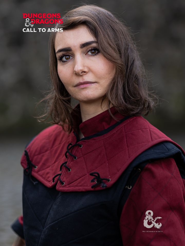 D&D Kämpfer Kragen bordeaux 6